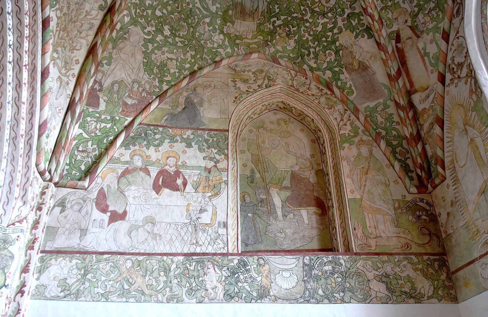 Christophorusfigur Kapelle der Hl. Brigitta